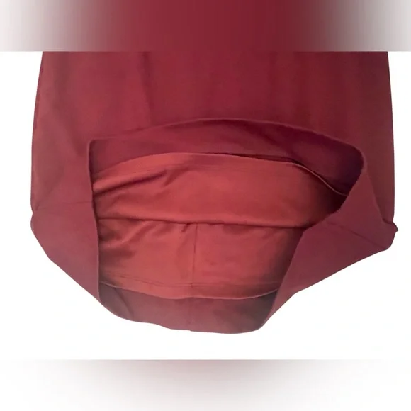 Banana Republic Elegant Burgundy Dress - Picture 5 of 8